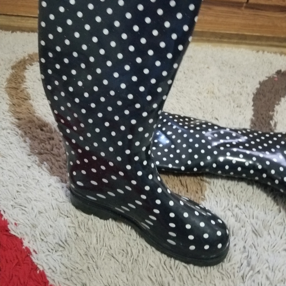 Poker Dot👢 Rain Boot - Picture 3 of 6